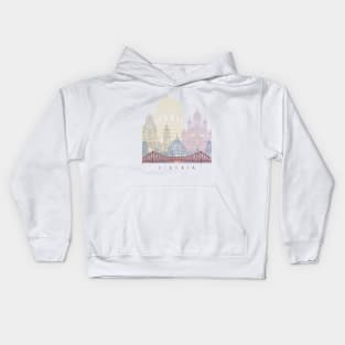 Kolkata skyline poster Kids Hoodie